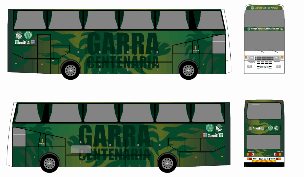 Autocarro Sporting Clube Portugal - 2006-2025 - Volvo B10M MKIII - Equipa Principal Futebol