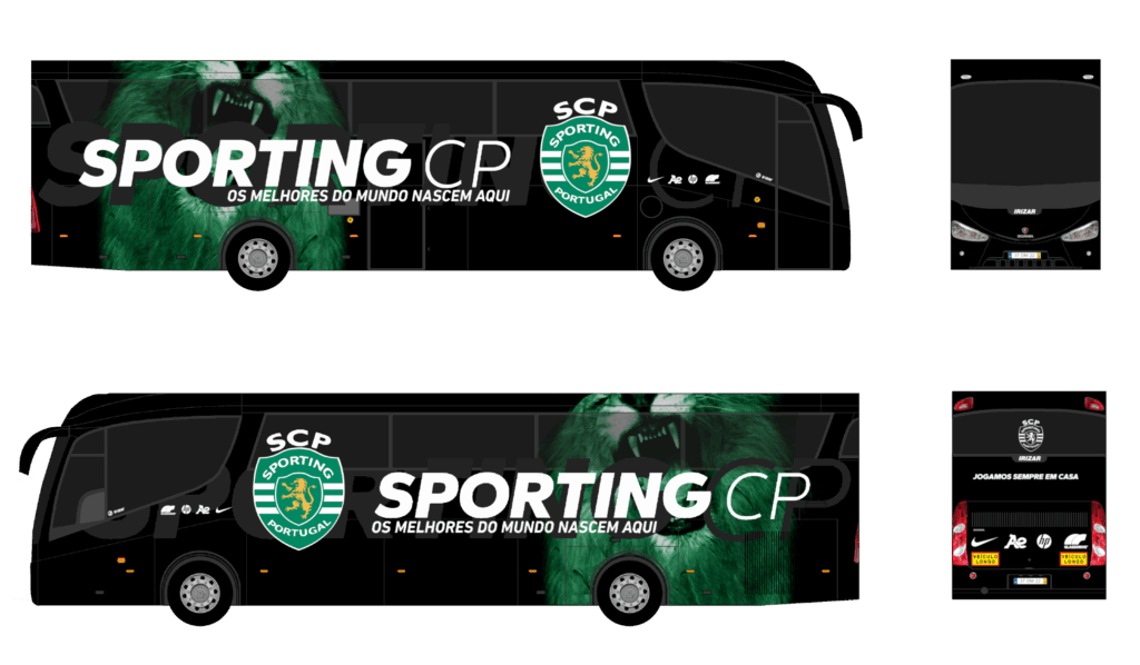 Autocarro Sporting Clube Portugal - 2024-2025 - Scania K420EB Irizar PB - Equipa modalidades