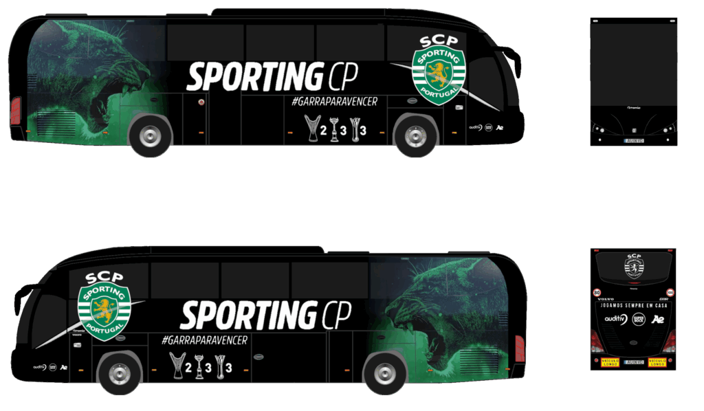Autocarro Sporting Clube Portugal - 2025-2025 - Volvo Atomic 6 - Futebol Feminino